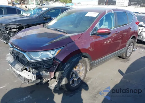 2018 Honda Cr-V Ex из США, поврежденный, VIN 7FARW1H51JE018249